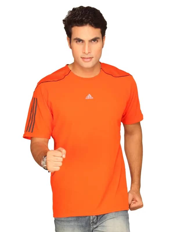 ADIDAS Men Orange T-shirt