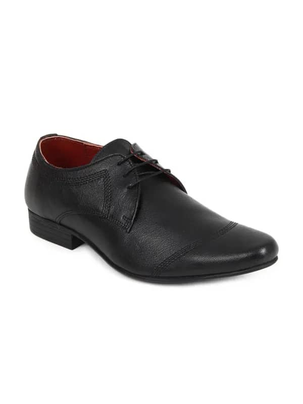 Red Tape Men Black Formal Shoes