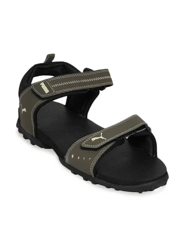 Puma Men Pumpom Olive Black Floater