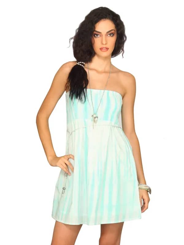 Forever New Women Dye Crochet White Dress