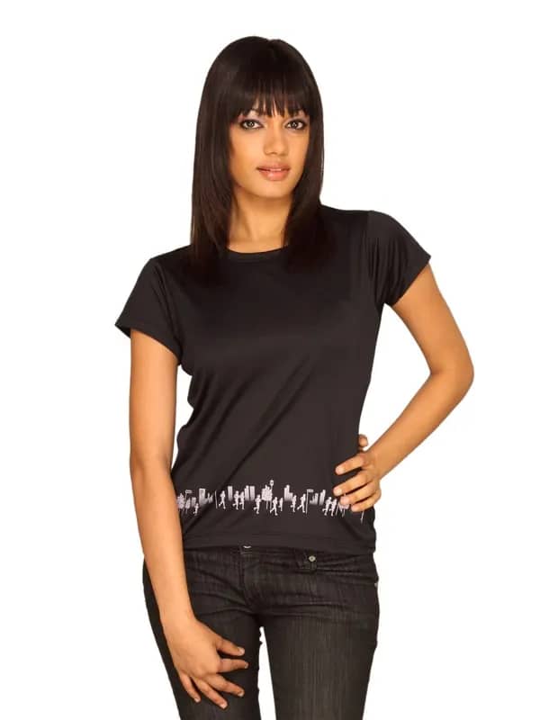 Asics Women's Running Graphic Black T-shirt
