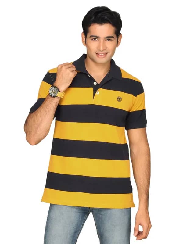 Timberland Men's Rugby Pique Golden Rod T-shirt