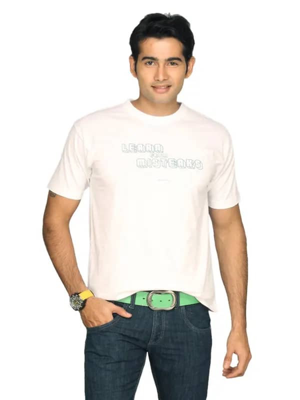 Tantra Men's Mistakes White T-shirt
