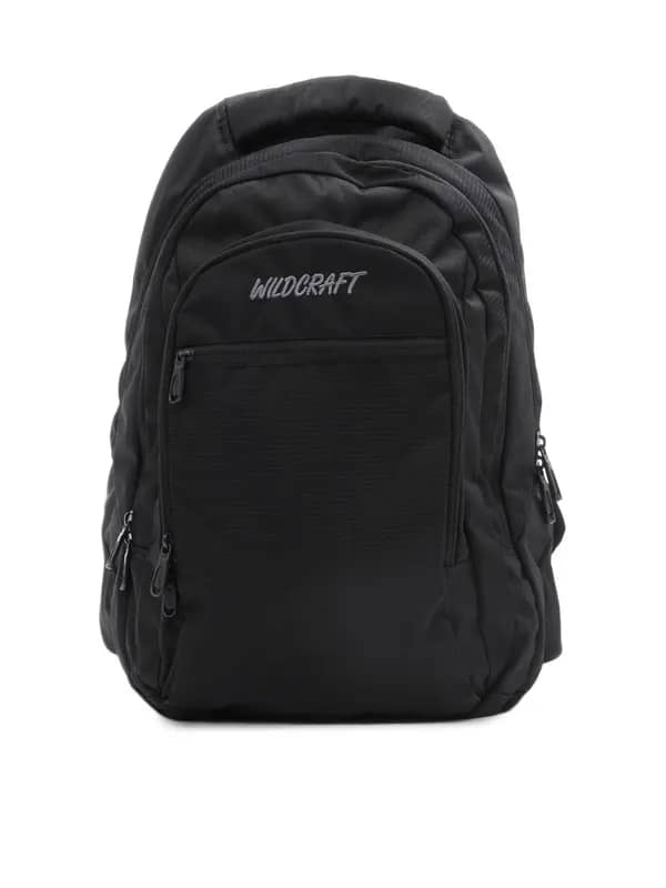 Wildcraft Unisex Black Backpack