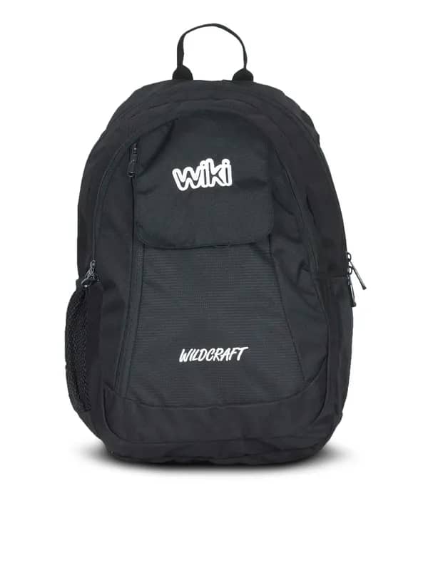 Wildcraft Wiki 3 Unisex Black Backpack