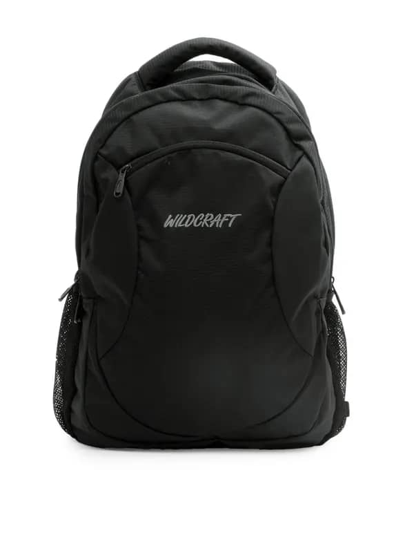 Wildcraft Unisex Black Backpack