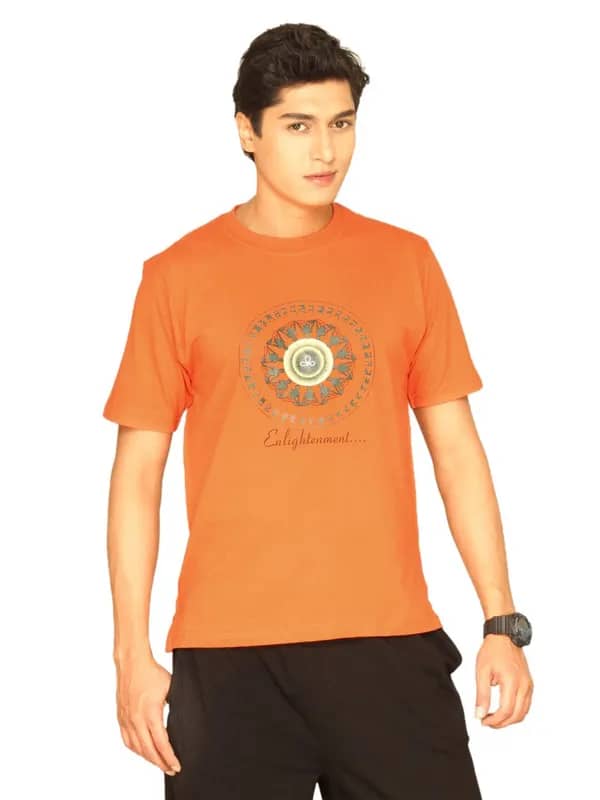 Urban Yoga Men's Orange T-shirt