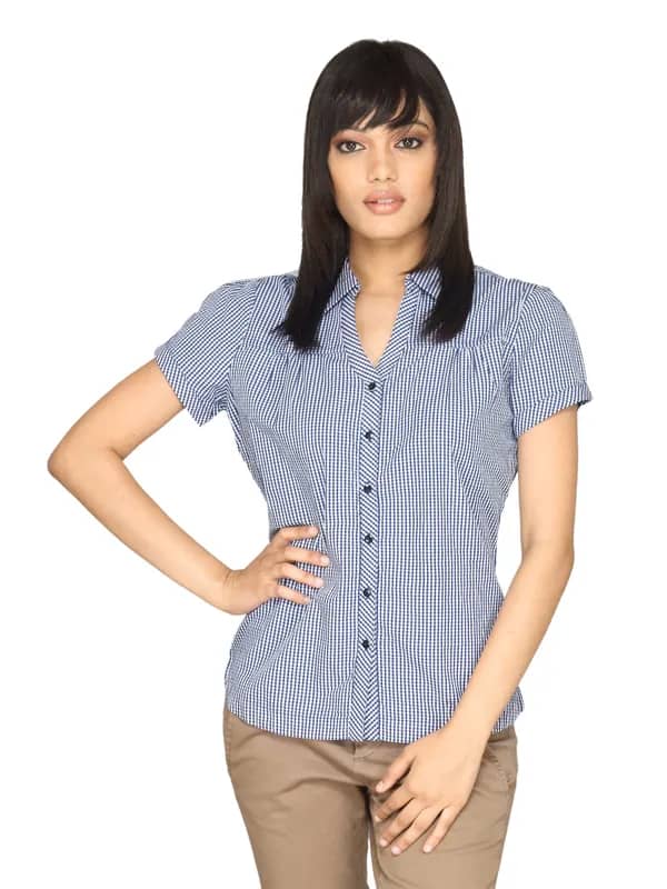 Scullers For Her Women Light Work Blue Shirts