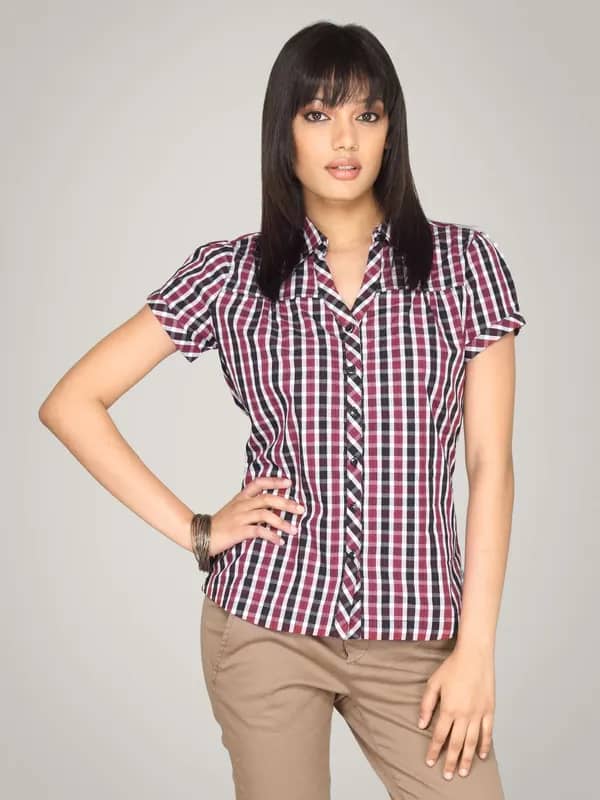 Scullers For Her Women Light Work Red Shirts