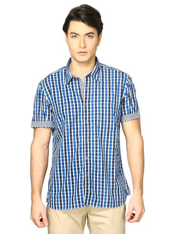 Scullers Men Scul Blue White Shirt