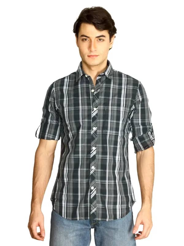 Scullers Men Scul Black White Shirt