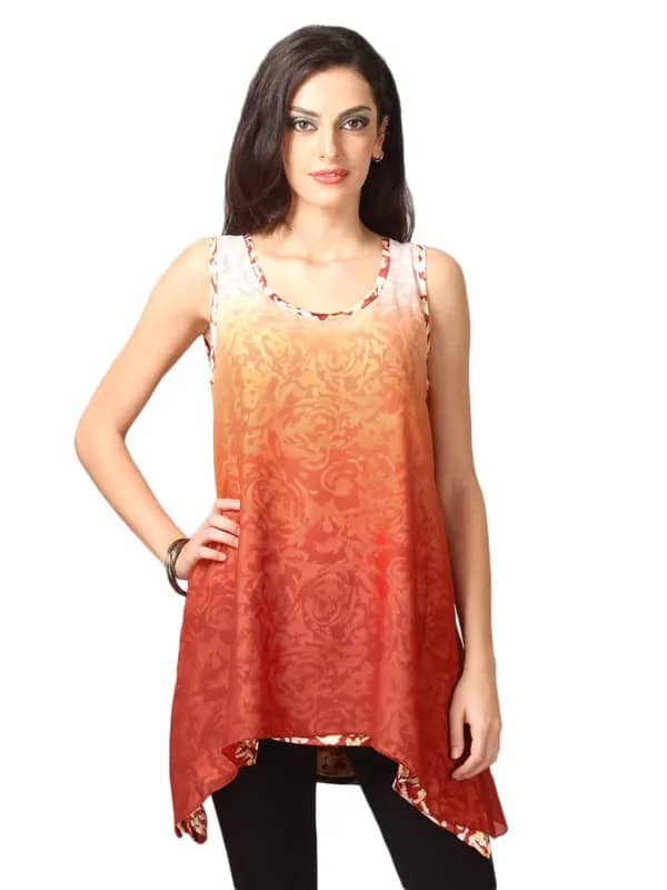 Scullers For Her Women Layered Brown Tunics