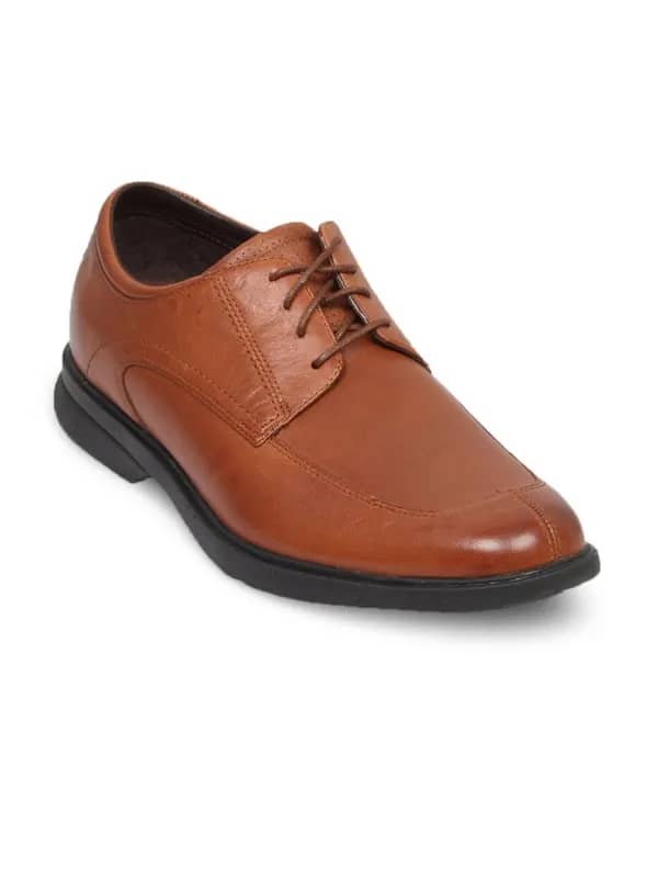 Rockport Men's Alfrew Dark Tan Shoe