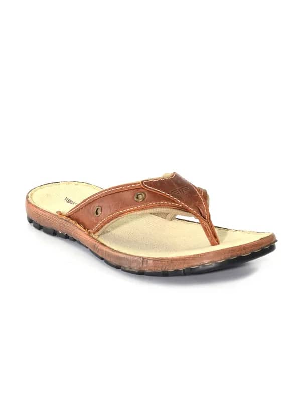 Red Tape Men's Casual Brown Flip Flop