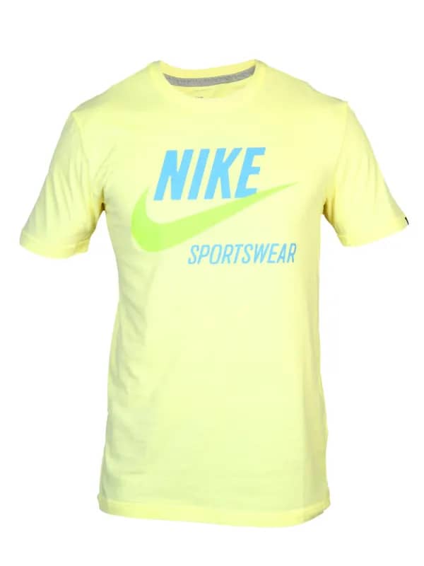 Nike Men's As Icon Yellow T-shirt