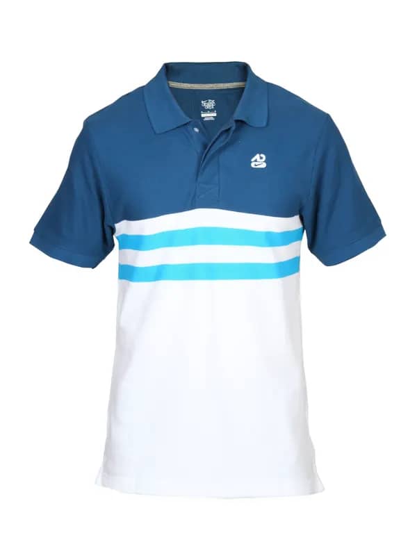 Nike Men's Teal Blue Polo T-shirt