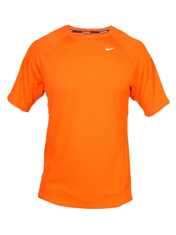Nike Men's As Miler UV SS Orange T-shirt