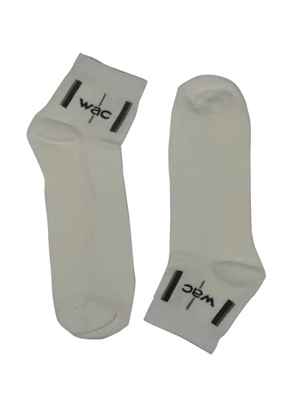 Wrangler Men's White Ankle Length Socks