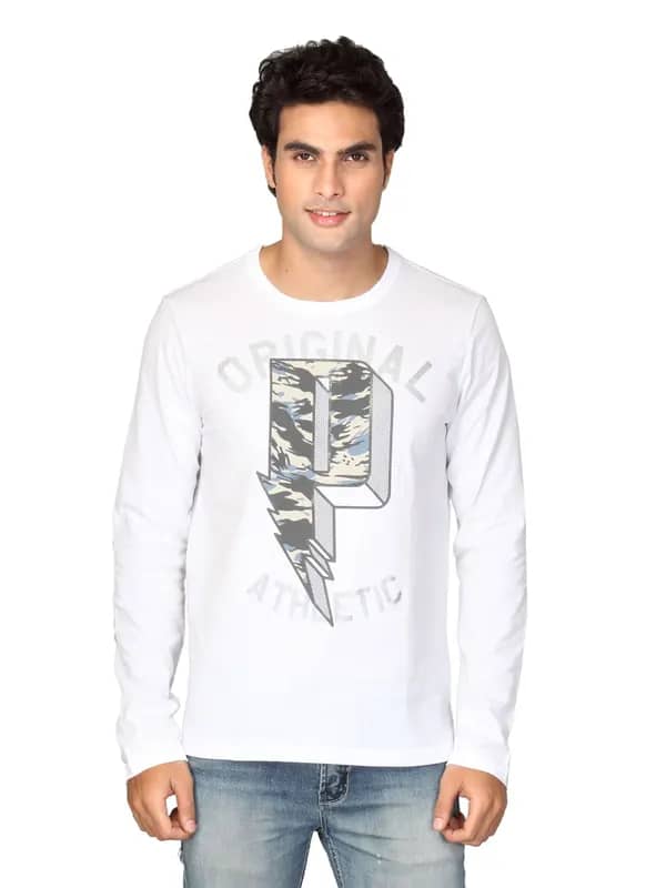 Puma Men's Lifestyle White T-shirt