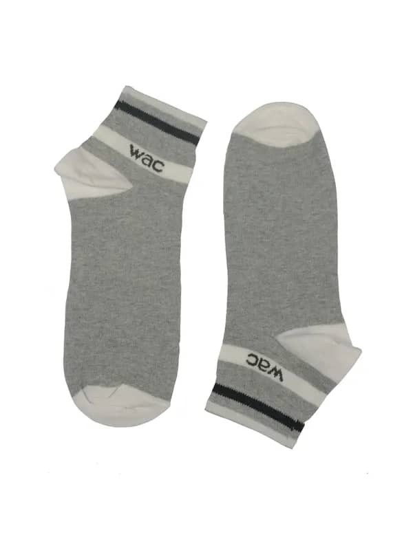 Wrangler Men's Dark Grey Melange Ankle Length Socks