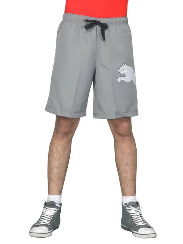 Puma Men's Logo Bermuda Grey Short