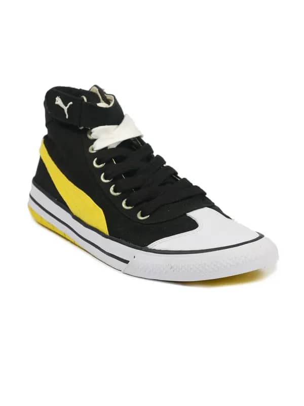 Puma Men's 917 Mid Funpack Black Yellow White Shoe