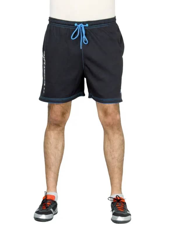 Proline Men Black Comfort Fit Sports Shorts