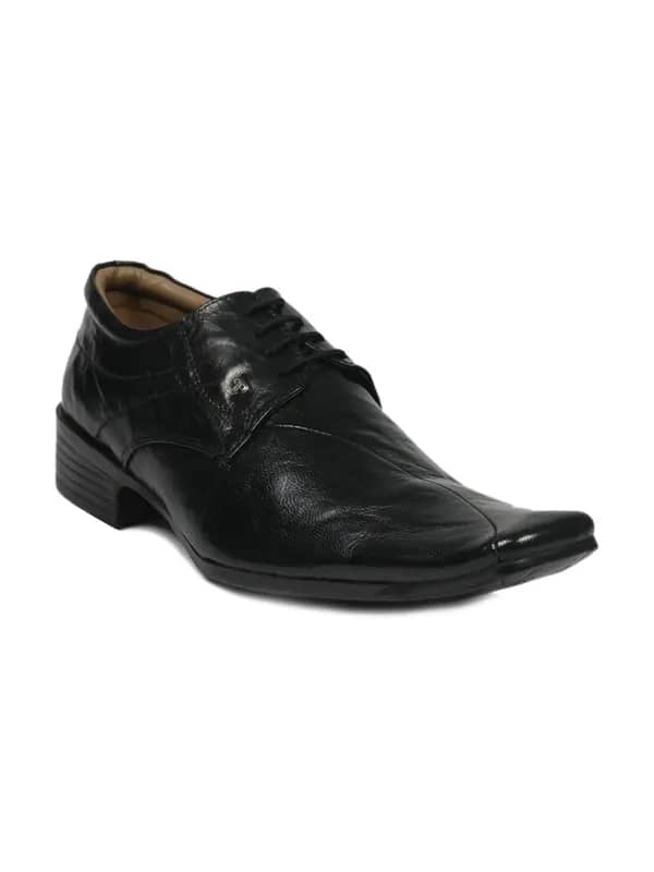 Provogue Men's Formal Black Shoe