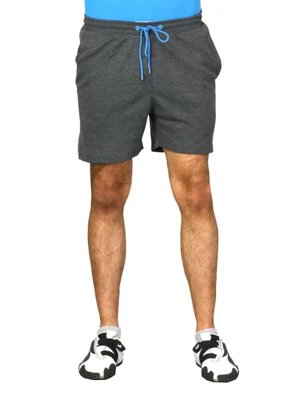 Proline Men Grey Comfort Fit Sports Shorts