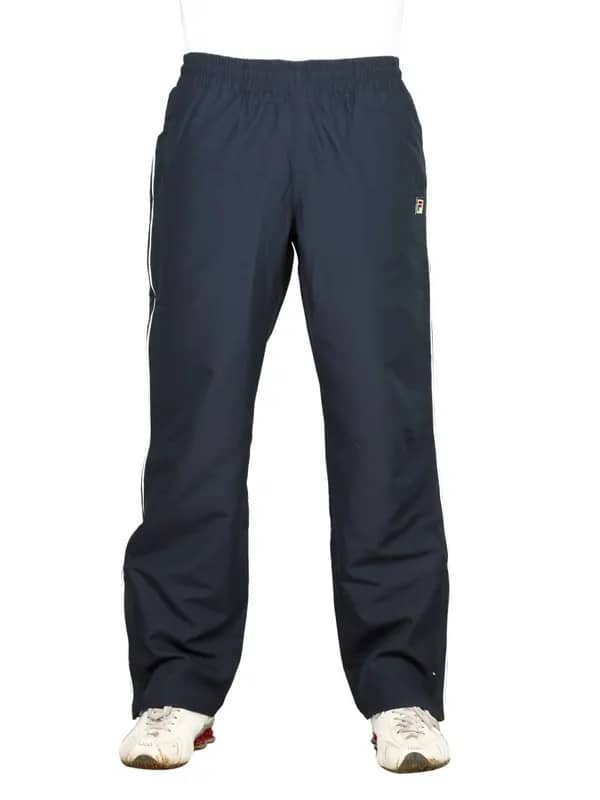 Fila Men's Single Tipped Woven Navy White Track Pant