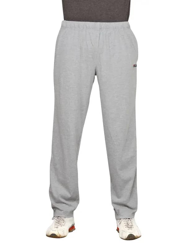 Fila Men's Basic Cotton Lower Grey Track Pant
