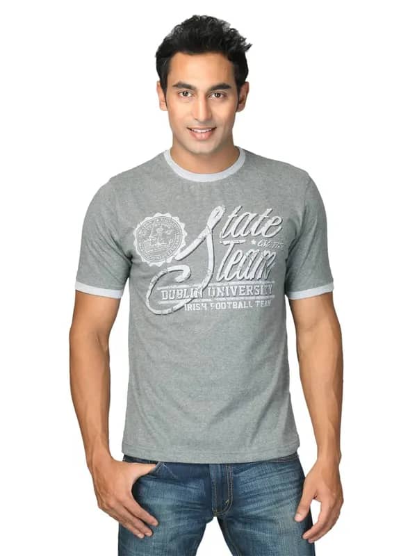 Locomotive Men Landon Grey T-Shirts