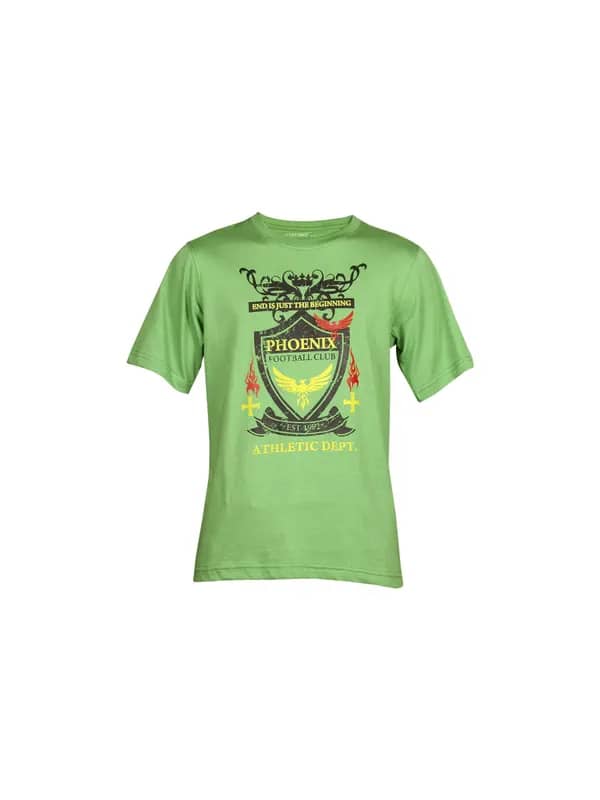 Doodle Boy's End Is Just Begining Green Kidswear