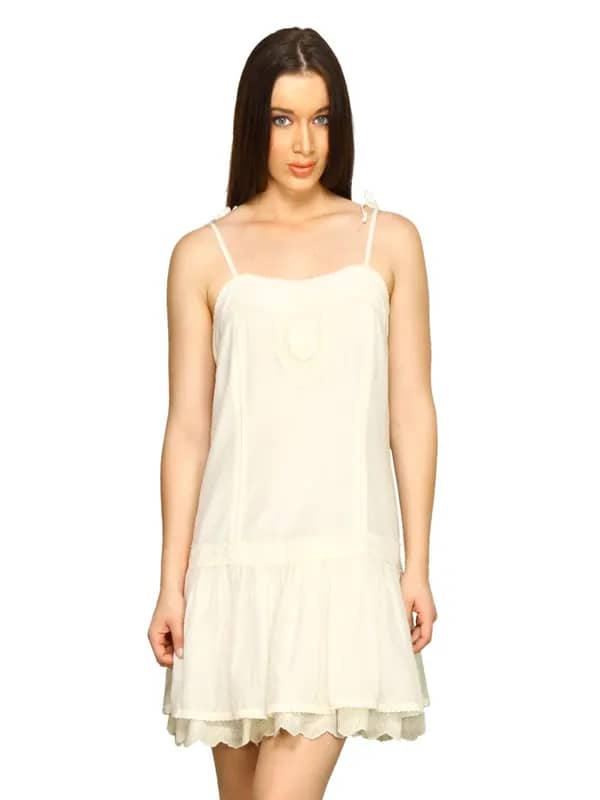 Forever New Women Magnolia Cream Dress