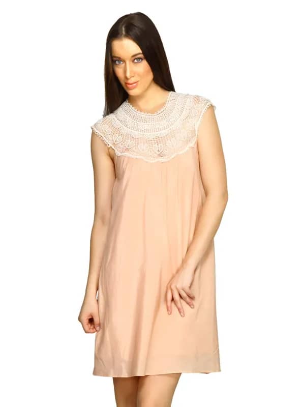 Forever New Women Peach Dress