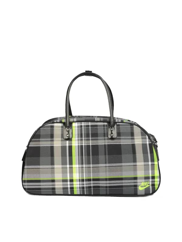 Nike Unisex Nike Checks Black Duffle Bags