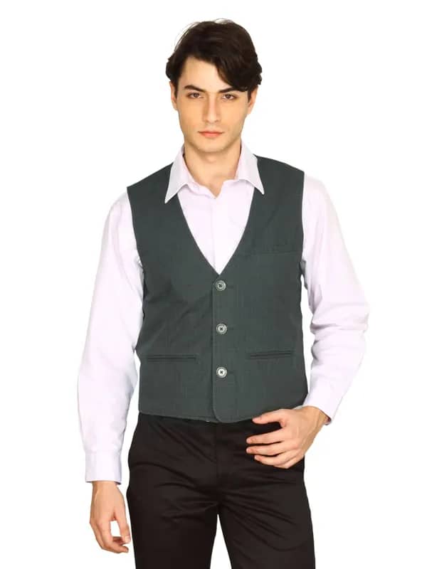 Scullers Men Grey Waistcoat