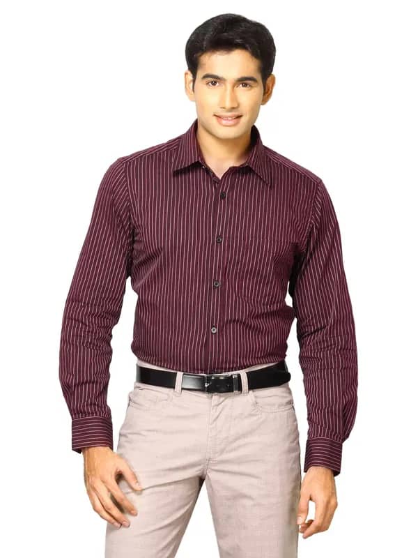 Indigo Nation Men Bling PC Red Shirt