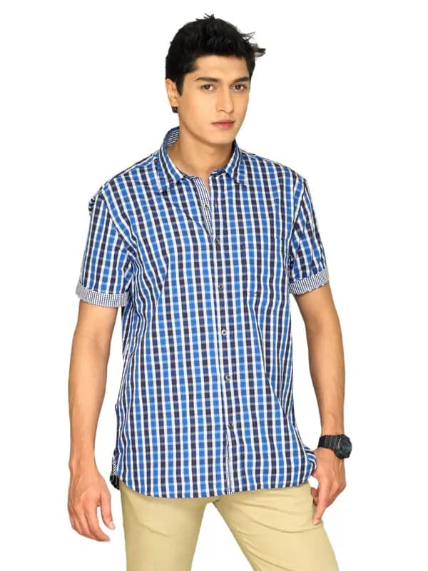 Scullers Men Scul Purple Blue White Shirt
