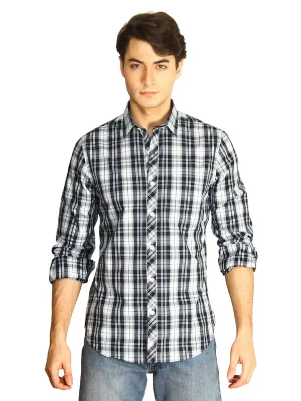 Scullers Men Scul Black White Shirt