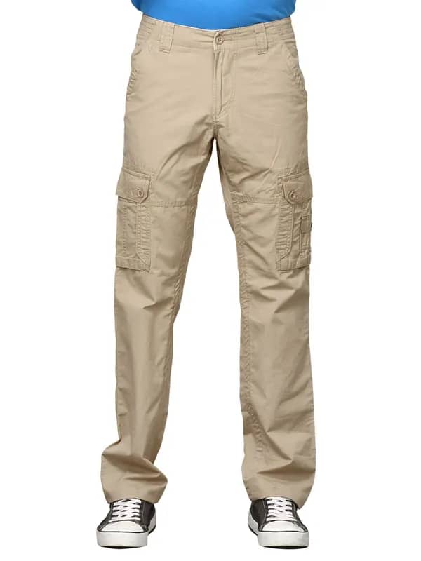 Scullers Men Scul Beige Trousers