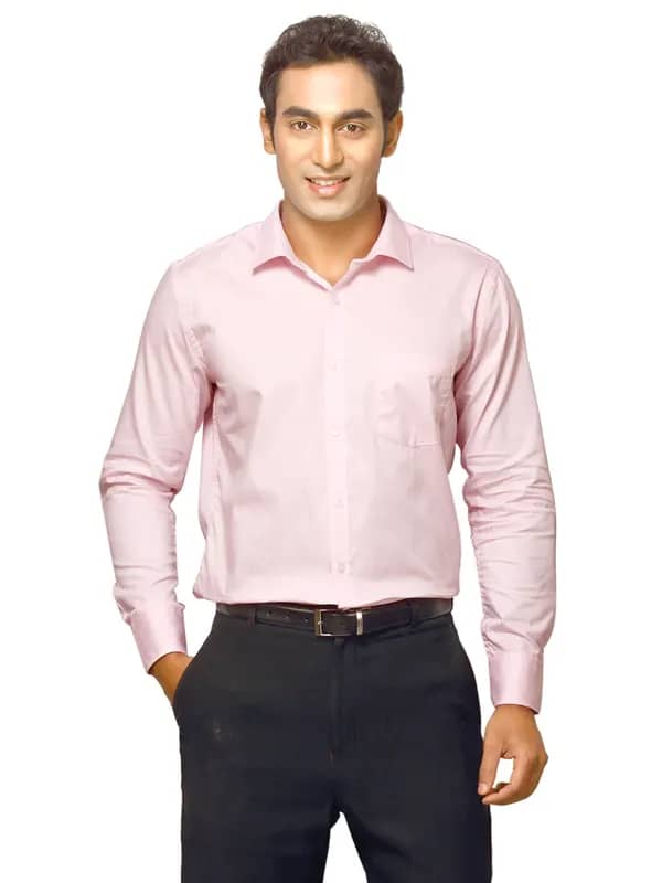 John Miller Men Pink Shirt