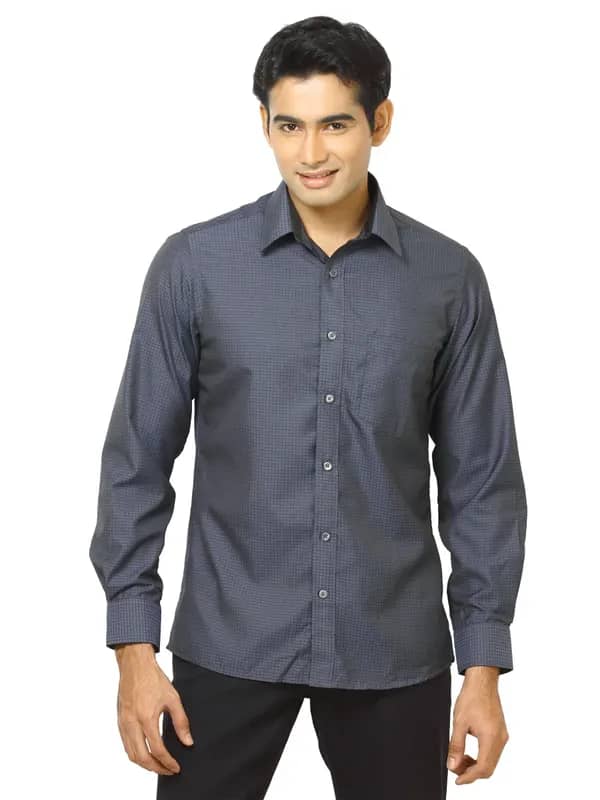 Indigo Nation Men Bling Blue Shirt
