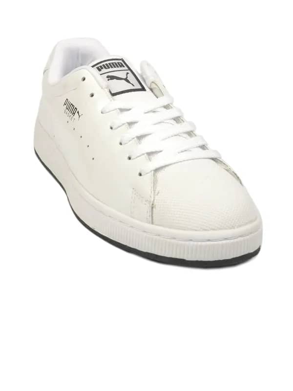 Puma Men Basket II Clean White Sports Shoes