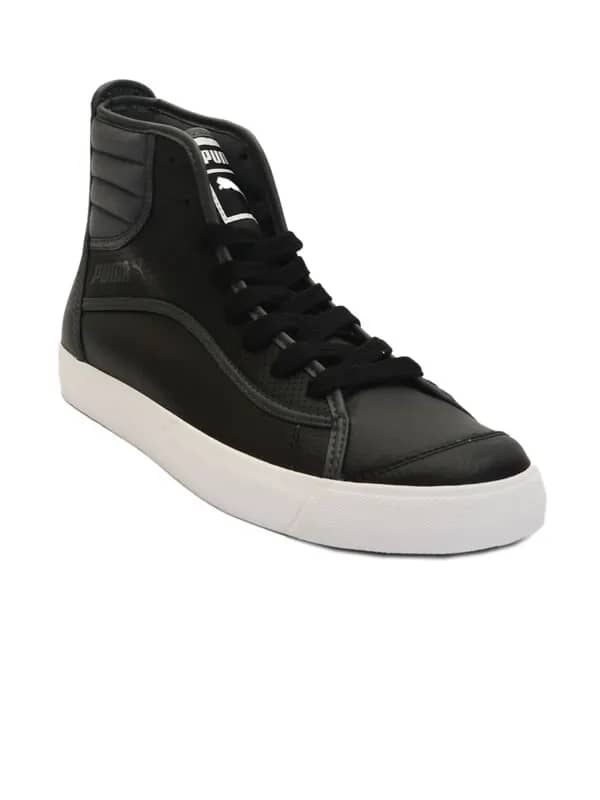 Puma Men Manilla Hi Black Casual Shoes