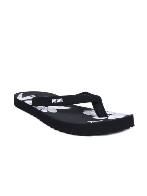 Puma Women Coral Black Casual Slippers