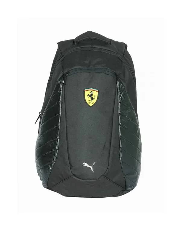 Puma Unisex Ferrari Replica Black Backpacks