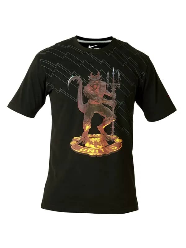 Nike Men Manu Auth Graphic Black T-Shirts