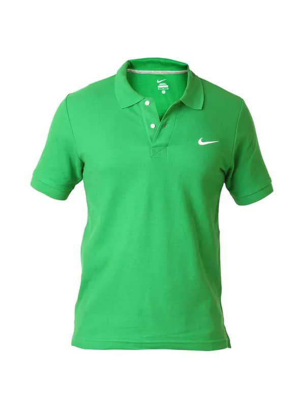 Nike Men Green Polo Tshirts