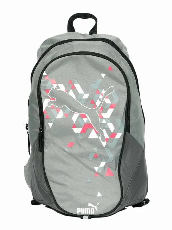 Puma Unisex Flow Grey Backpacks
